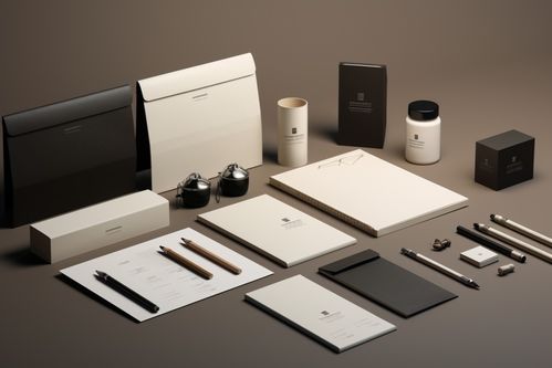 简洁文件办公用品VI样机效果图与工艺品摄影图 高品质视觉素材下载指南